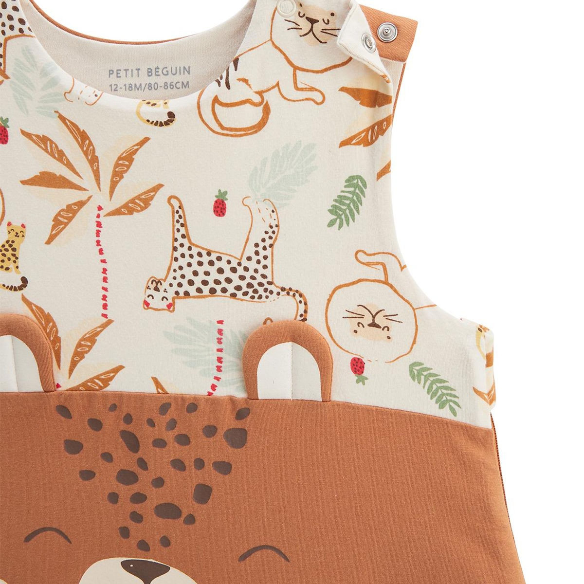 Petit Béguin Turbulette d'été avec pieds retroussables Tango