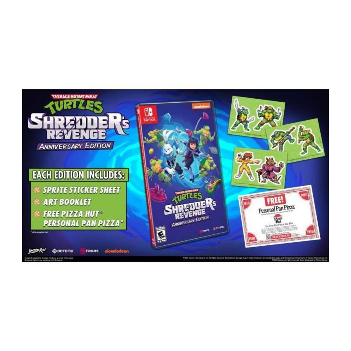 Just for games Teenage Mutant Ninja Turtles : Shredder's Revenge - Jeu Nintendo Switch - Edition anniversaire