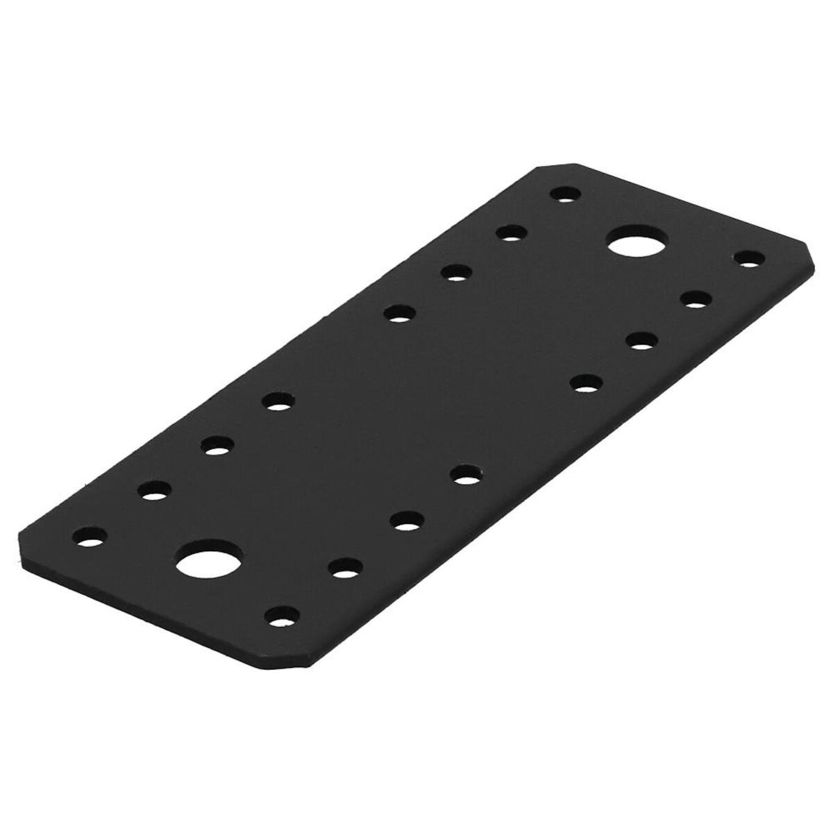 SUKI Patte d'assemblage en T acier zingué noire Magnodur 55x140, SUKI