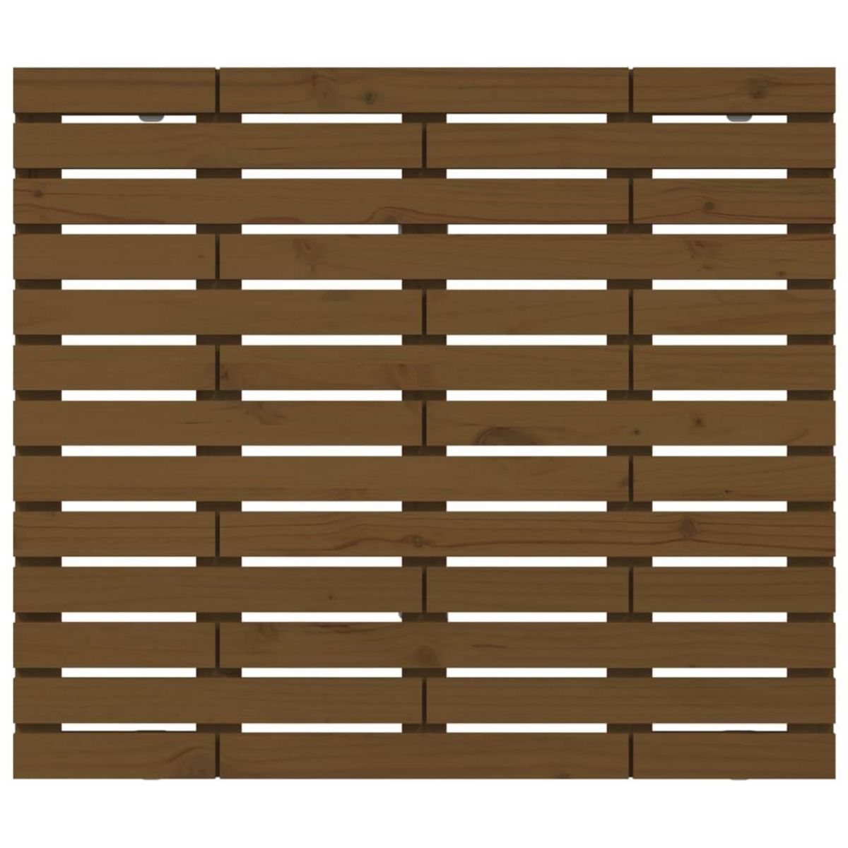 VIDAXL Tete de lit murale Marron miel 96x3x91,5 cm Bois massif de pin