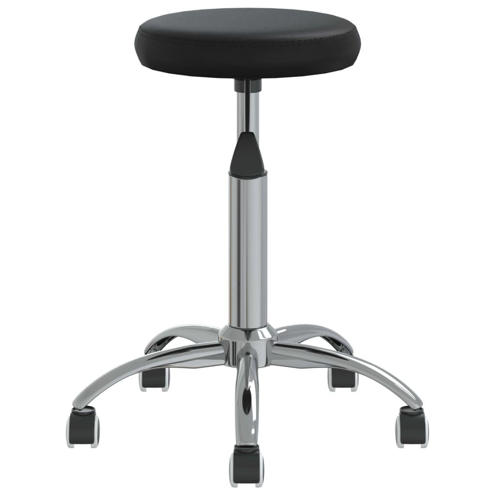 Voir la diapositive 4 : VIDAXL Chaise pivotante de bureau Noir Similicuir