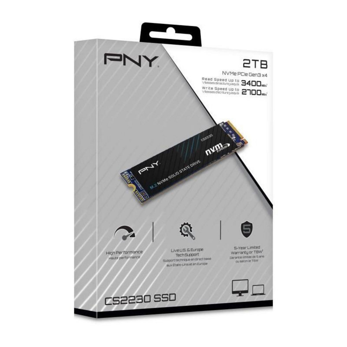 PNY PNY - CS2230 SOLID STATE DRIVE - Disque dur SSD interne - 2 To