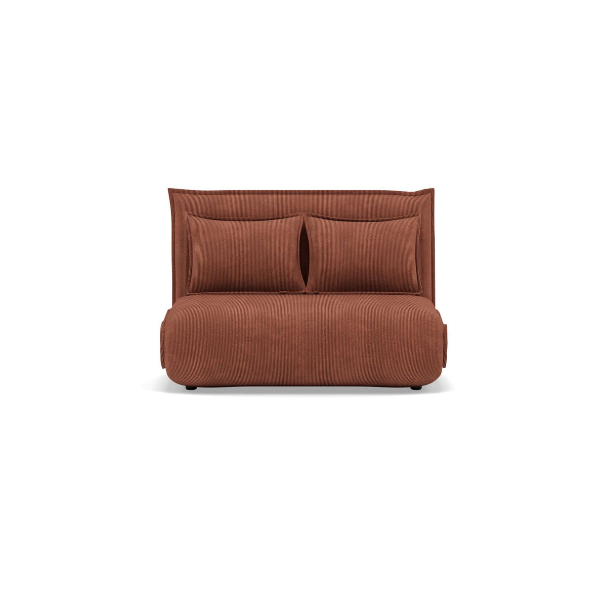 BEST MOBILIER Candice - banquette 2 places convertible clic-clac en velours côtelé