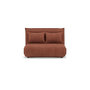 Voir la diapositive 1 : BEST MOBILIER Candice - banquette 2 places convertible clic-clac en velours côtelé