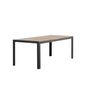 Voir la diapositive 3 : Paris Prix Table de Jardin en Bois  Acacia  205cm Naturel & Noir