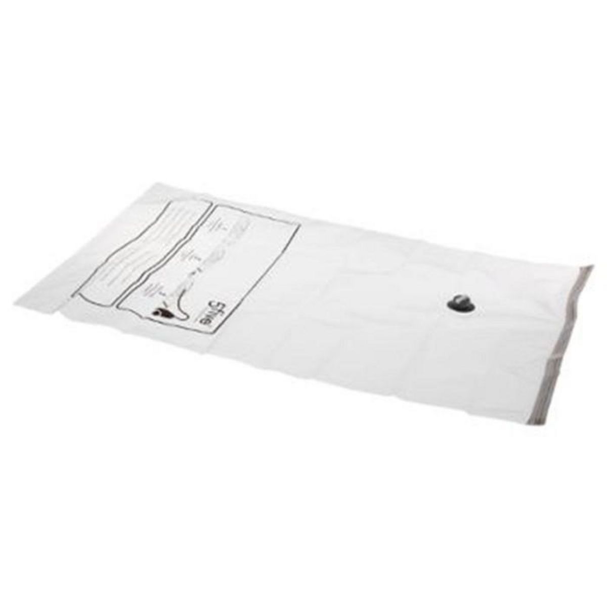 Paris Prix Sac de Rangement Compressé  Air Flat  60cm Blanc