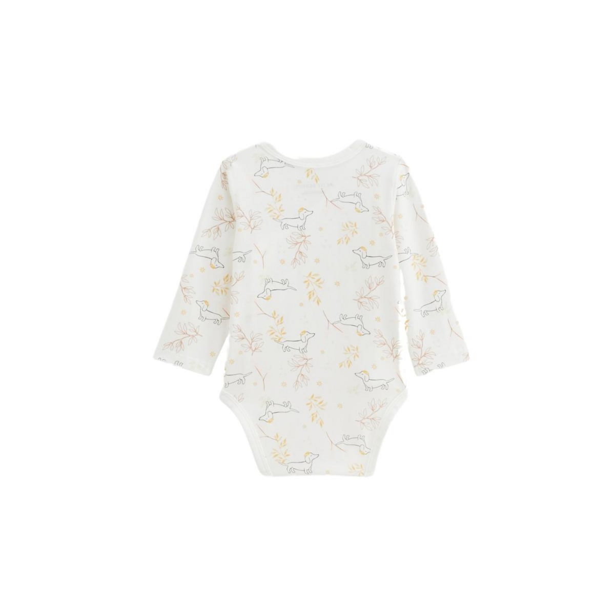 Petit Béguin Lot de 2 bodies bébé manches longues ouverture croisée Emilie