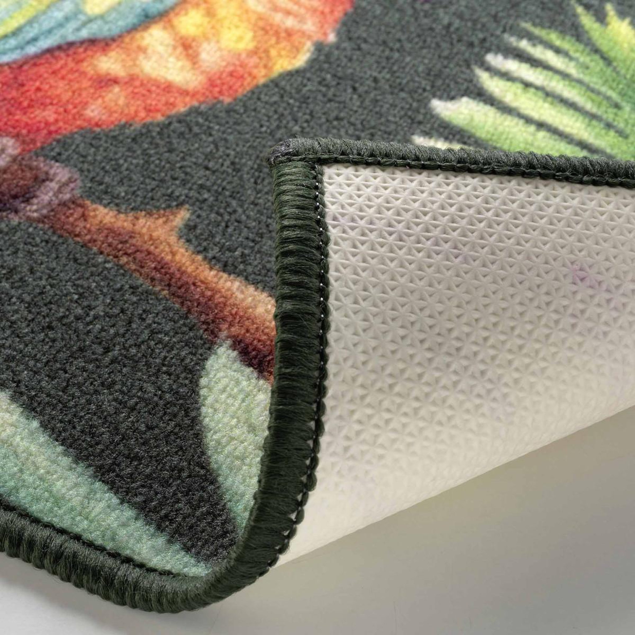Voir la diapositive 3 : Douceur d'Intérieur Tapis déco imprimé  noumea  50x80cm multicolore