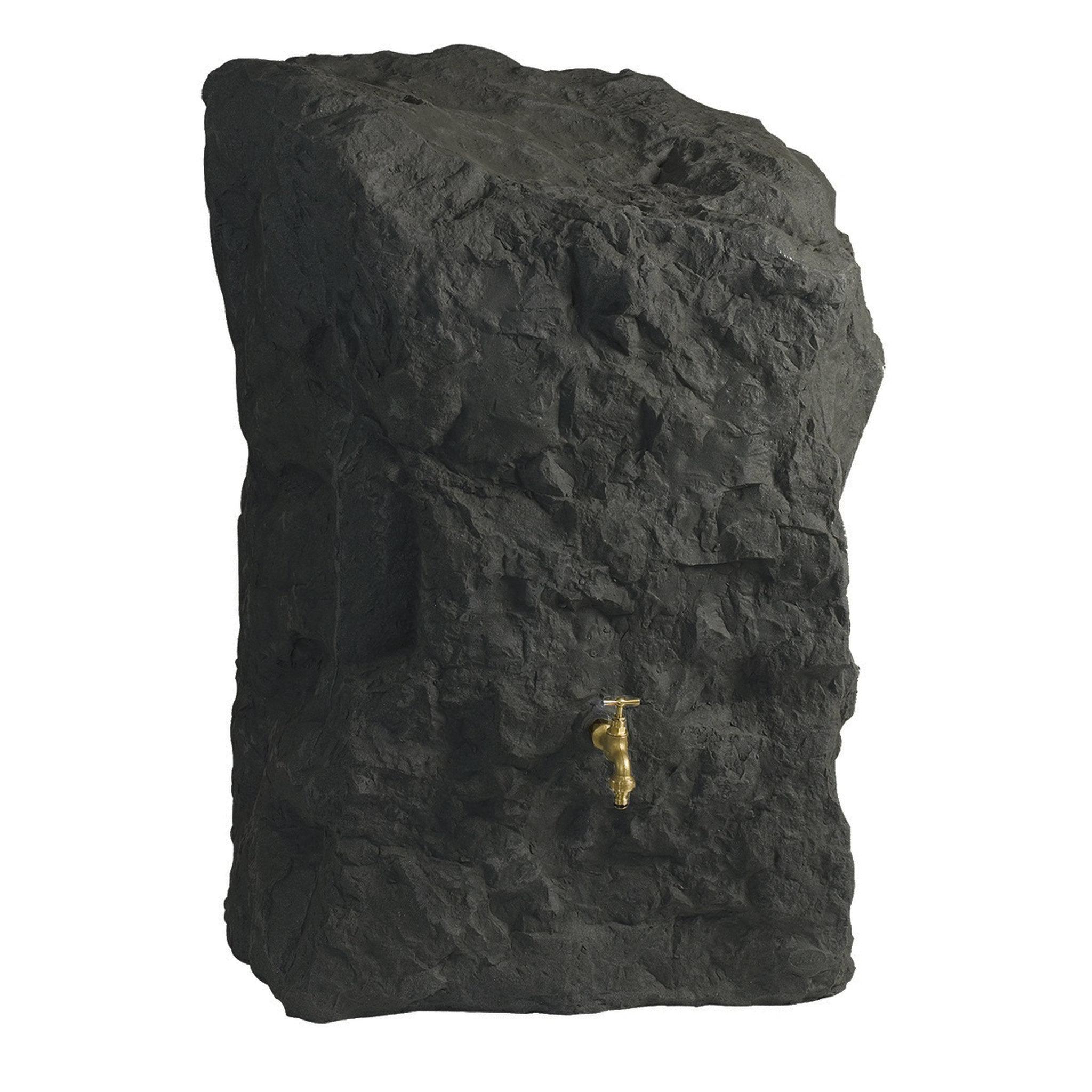 Voir la diapositive 2 : Belli Récupérateur d'eau aspect Rocher anthracite 300L