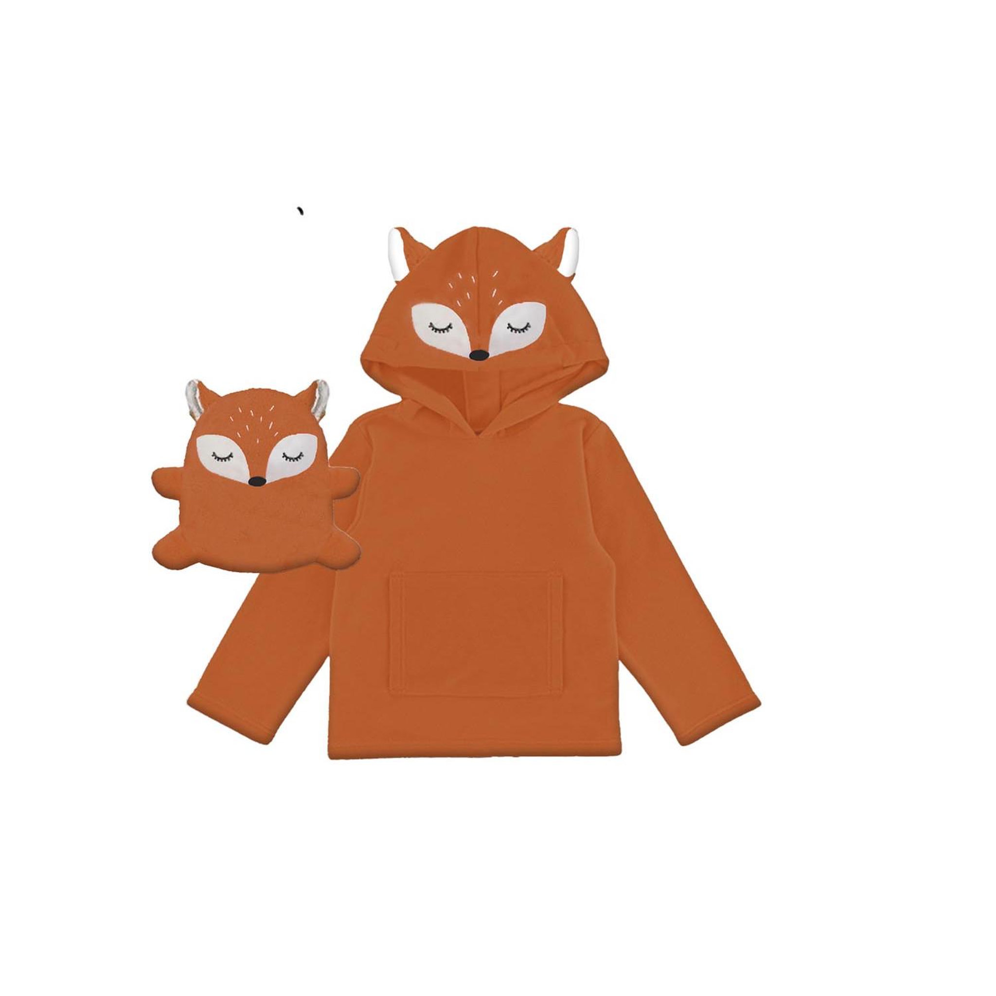 SOLEIL D'OCRE Poncho enfant 60x95 cm renard, par soleil d'ocre