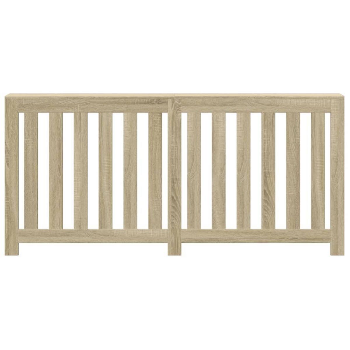 VIDAXL Cache-radiateur chene sonoma 175x20x82 cm bois d'ingenierie