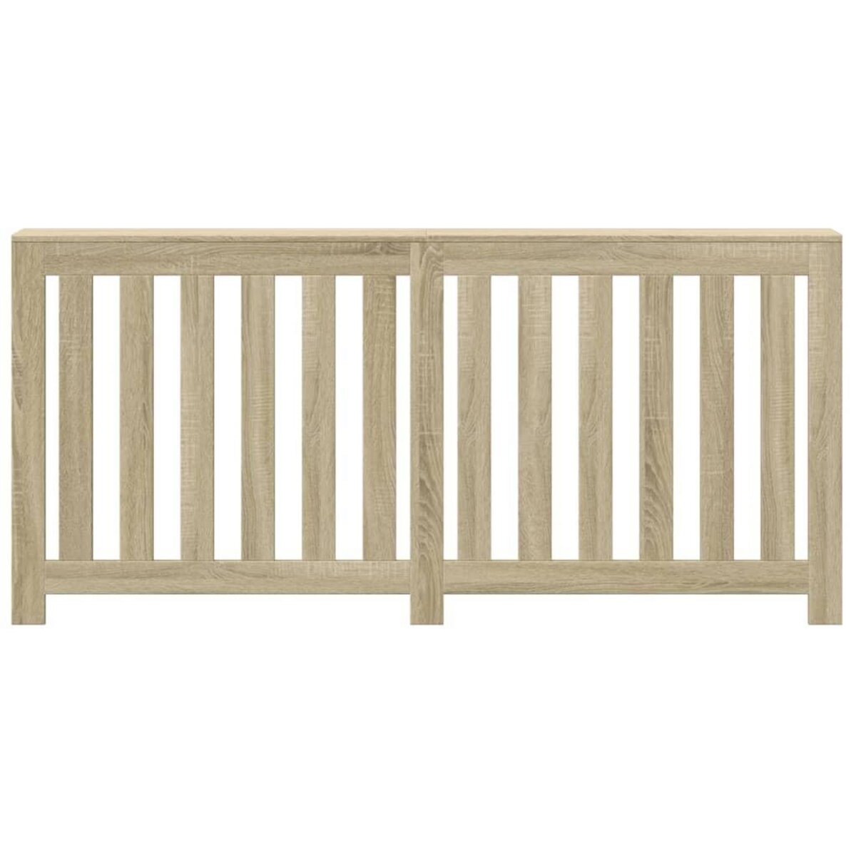 VIDAXL Cache-radiateur chene sonoma 175x20x82 cm bois d'ingenierie