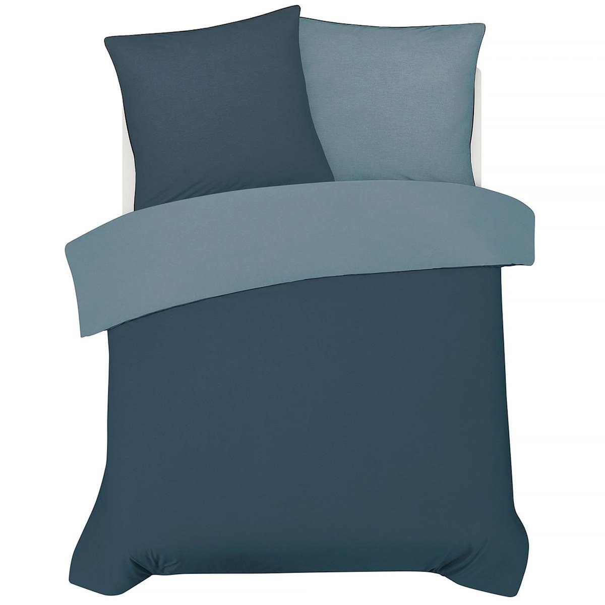 FUTURE HOME Parure de lit double bicolore