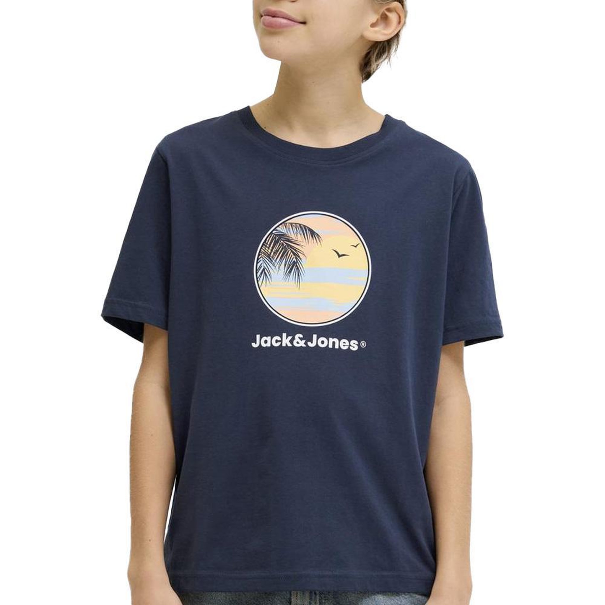 Voir la diapositive 1 : Jack & Jones T-Shirt Marine Garçon Jack & Jones Perry