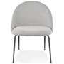 Voir la diapositive 2 : Paris Prix Fauteuil Design  Belinda  83cm Gris