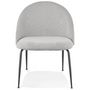 Voir la diapositive 2 : Paris Prix Fauteuil Design  Belinda  83cm Gris