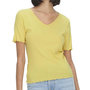 Voir la diapositive 1 : JACQUELINE DE YONG T-Shirt Jaune Femme JDY FRANSISKA