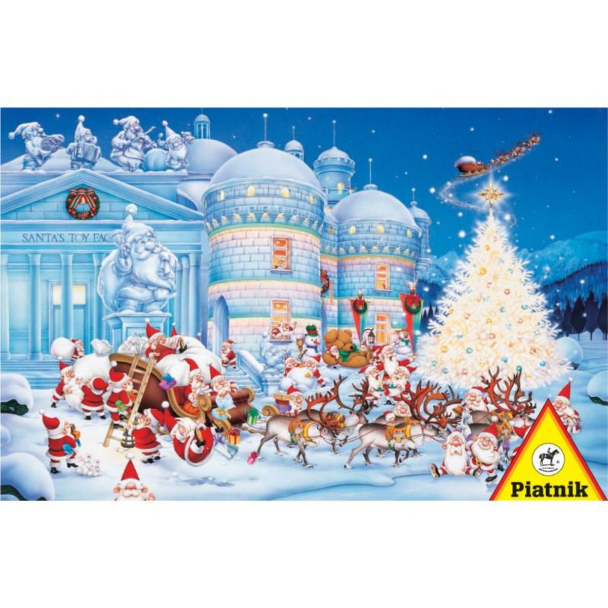 Piatnik PIATNIK Puzzle L'usine des jouets, bande dessinée 1000 pièces