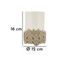 Voir la diapositive 6 : Paris Prix Bougeoir Déco  Dune  16cm Crème