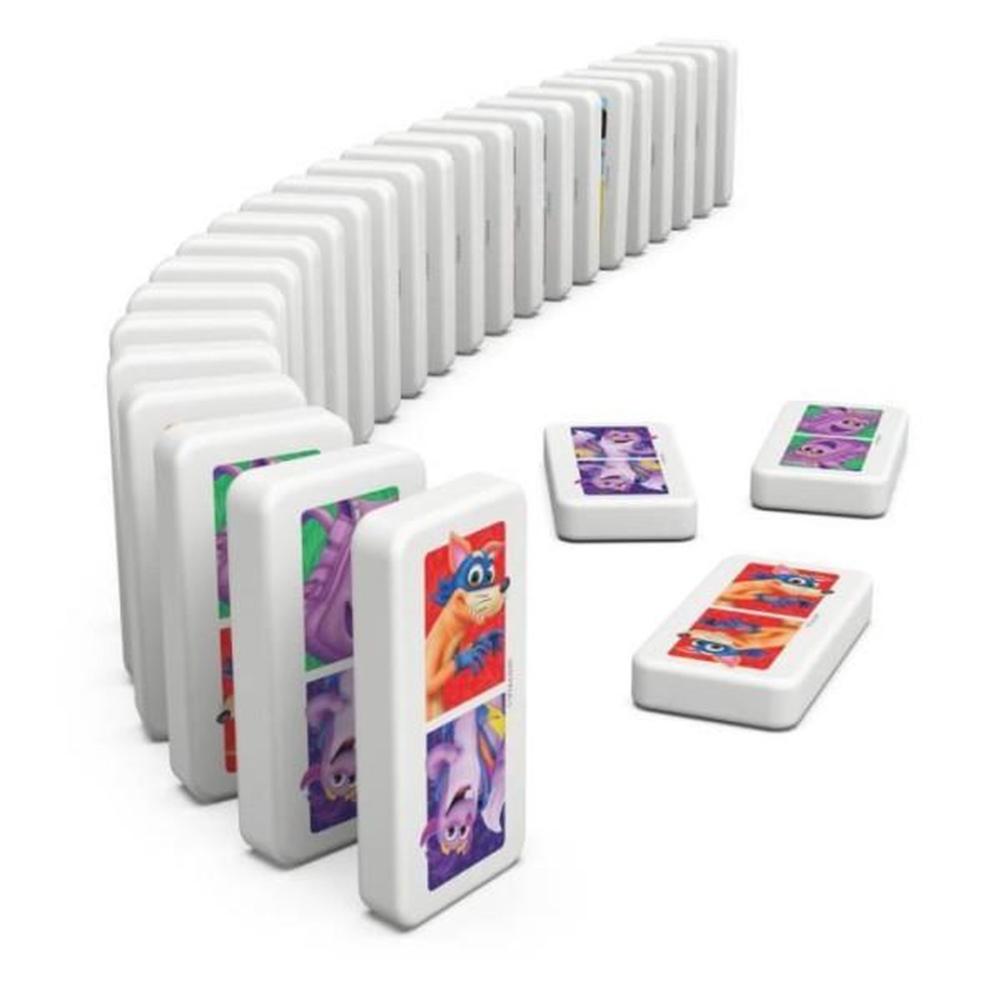 Voir la diapositive 5 : Spin Master Dominos - Boite métal - Dora - Games