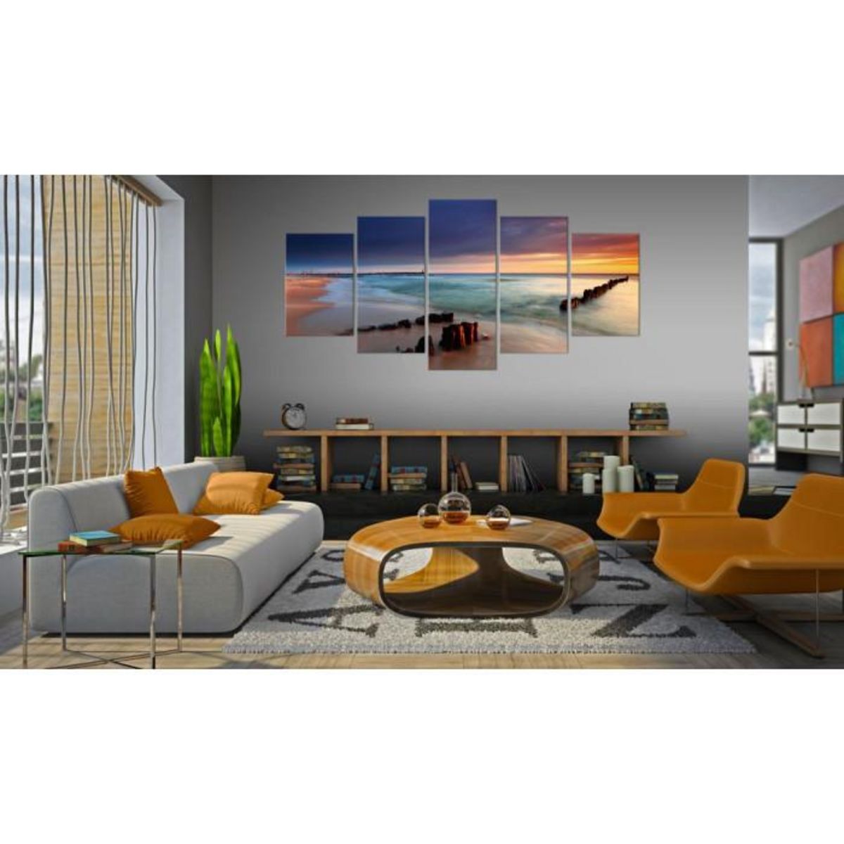 Paris Prix Tableau Imprimé  Cocher du Soleil au Bord de la Mer