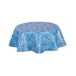 HABITABLE Nappe en toile cirée ronde Eloa - Diam. 150 cm - Bleu