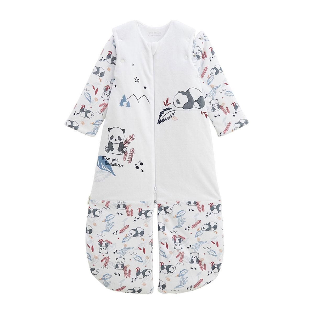 Petit Béguin Turbulette d'hiver en velours avec manches amovibles et jambes séparables Tao