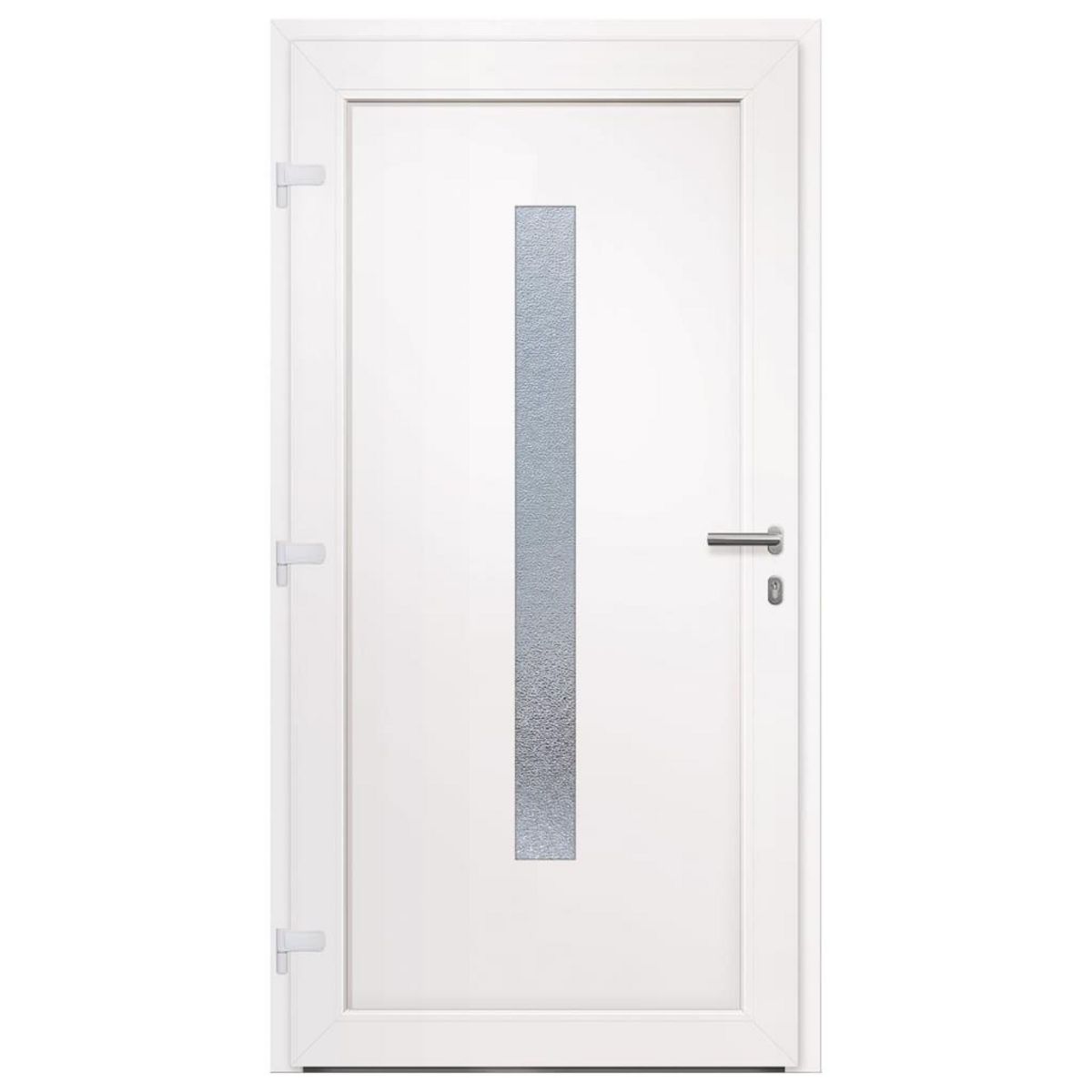 VIDAXL Porte d'entree anthracite 108x208 cm PVC
