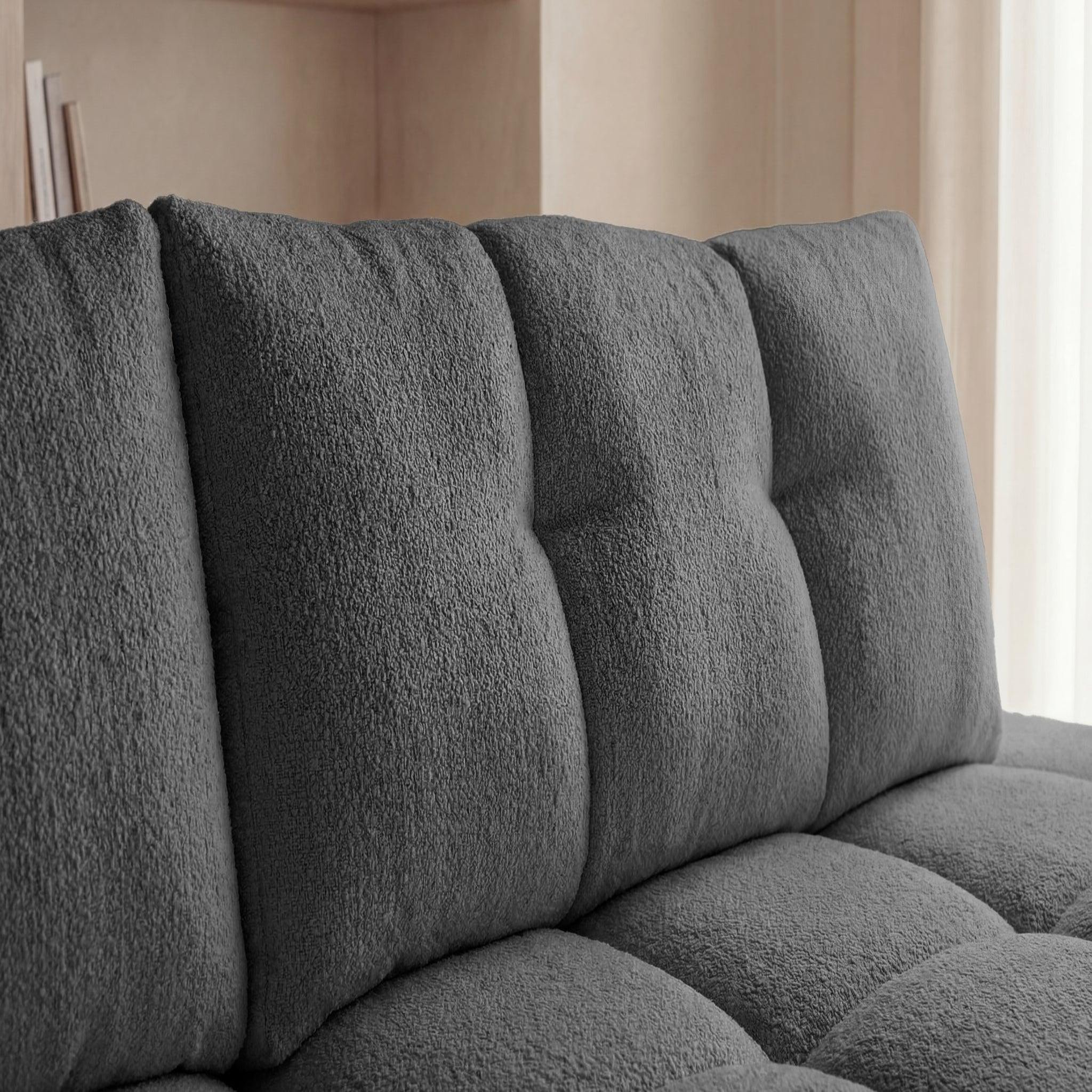 Voir la diapositive 5 : CASANOVA PARIS Constance - canapé d'angle tissu chenille