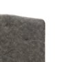 VIDAXL Cadre de lit Gris fonce Tissu 150x200 cm