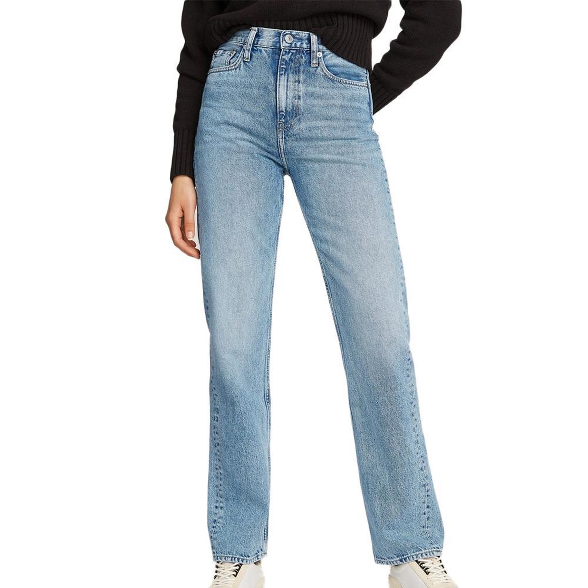 CALVIN KLEIN JEANS Jean  Femme Calvin Klein Jeans Straight. Coloris disponibles : Bleu