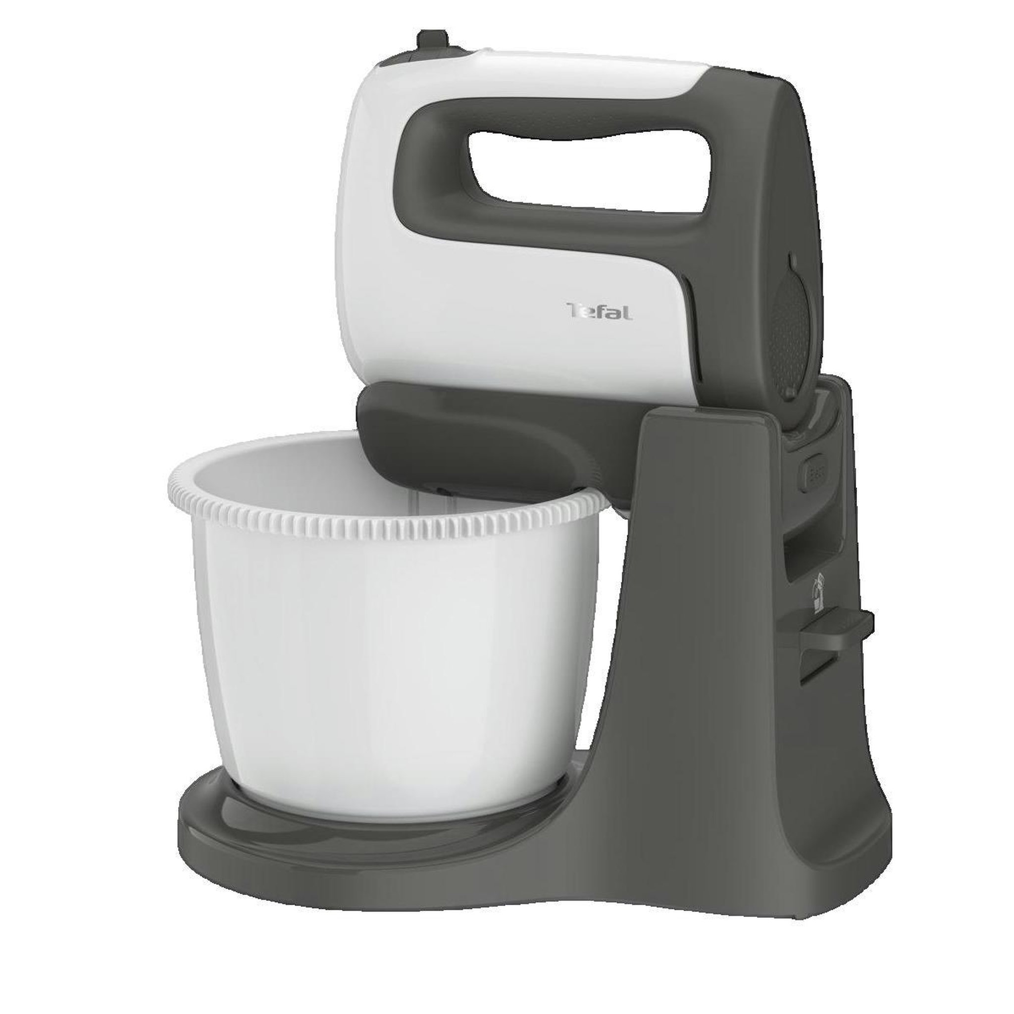 Voir la diapositive 2 : TEFAL Robot multifonction Tefal Prep'Mix+ 2,5 L blanc et gris