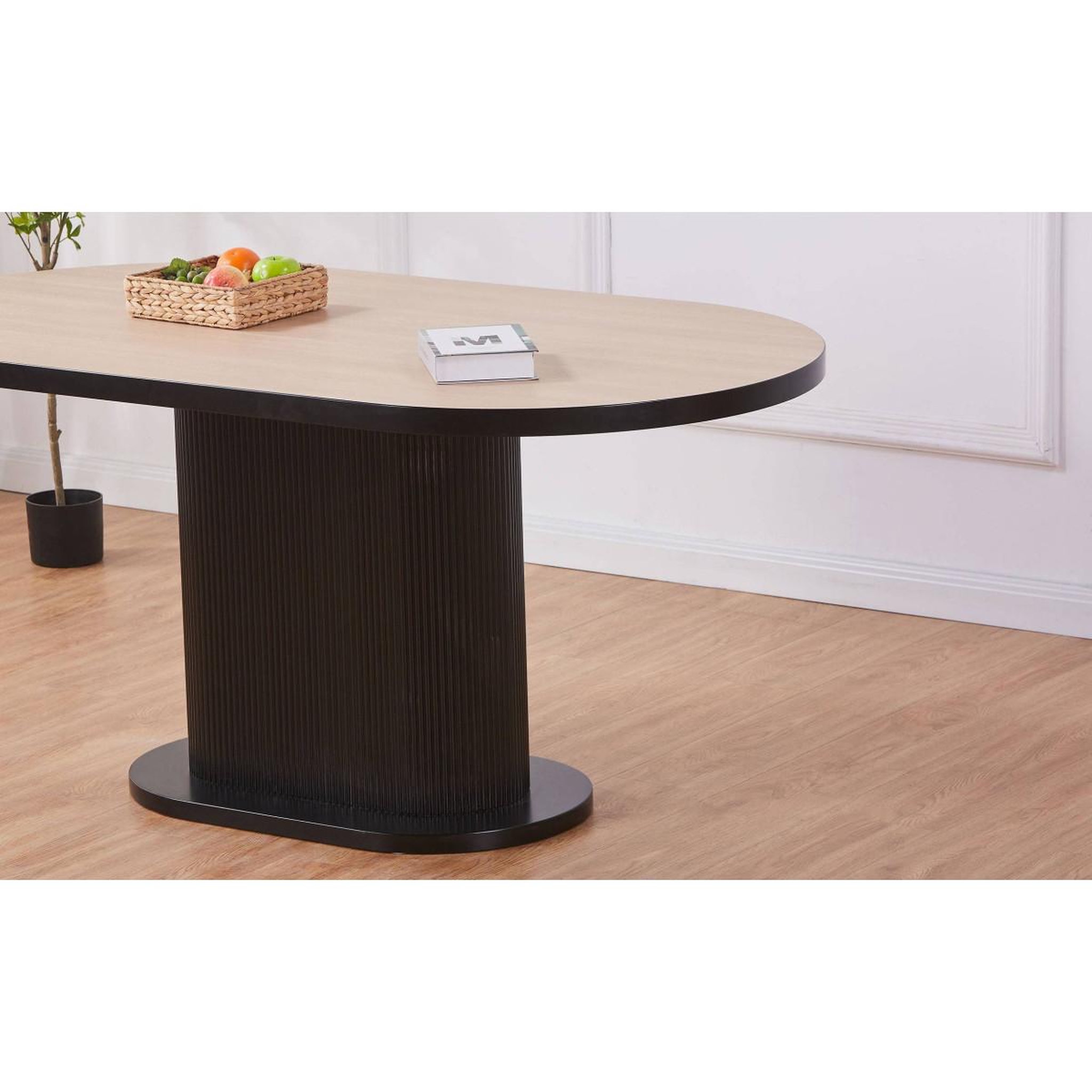 Voir la diapositive 3 : Paris Prix Table à manger design  rosalia  160cm naturel