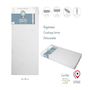 Voir la diapositive 3 : BABYCALIN Matelas hygiène déhoussable lit bébé 60 x 120 cm - 100% polyuréthane - Blanc