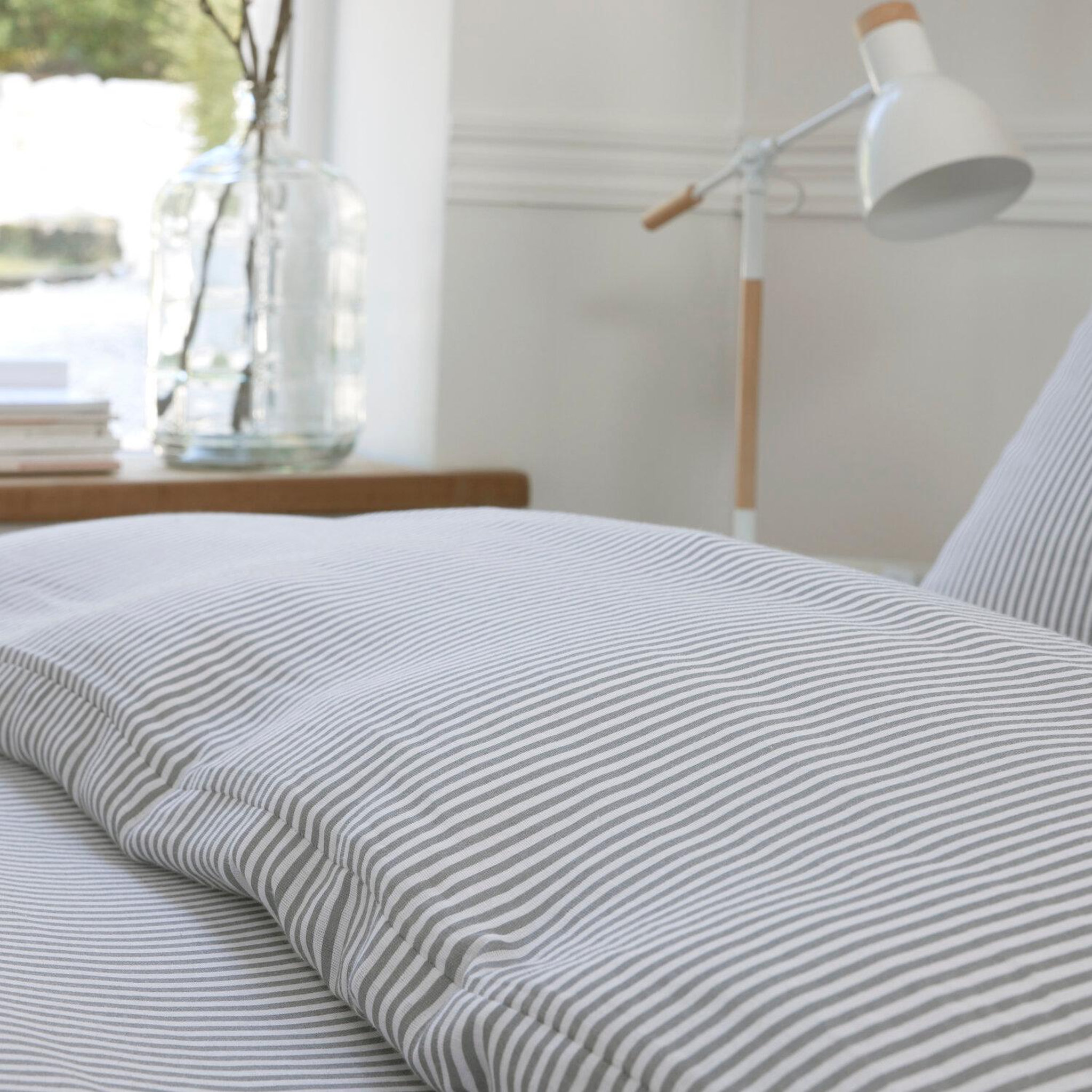 Voir la diapositive 4 : BATON ROUGE Parure housse de couette 100% gaze de coton imprimé laya