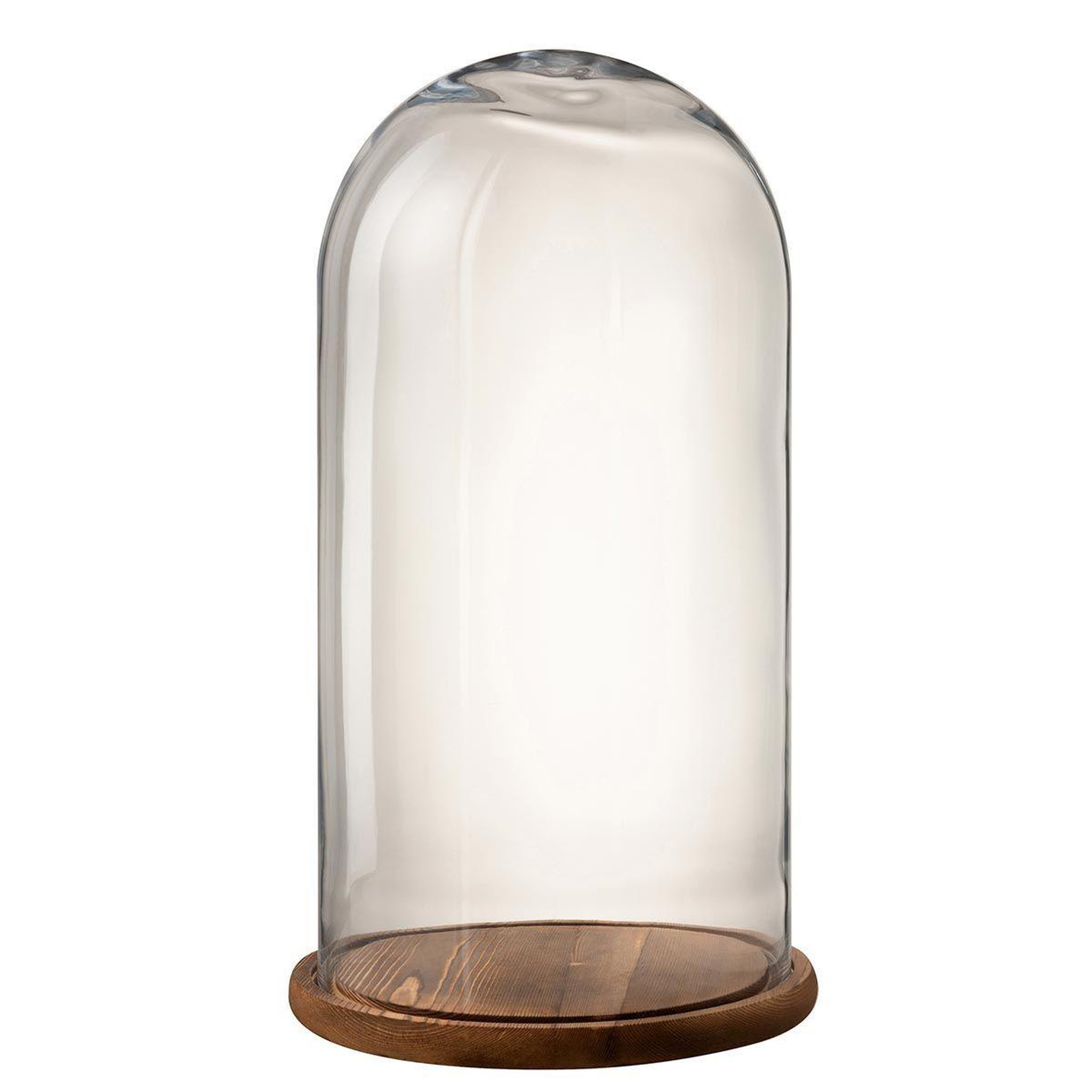 J-LINE Cloche décorative ronde  tramar  50cm transparent