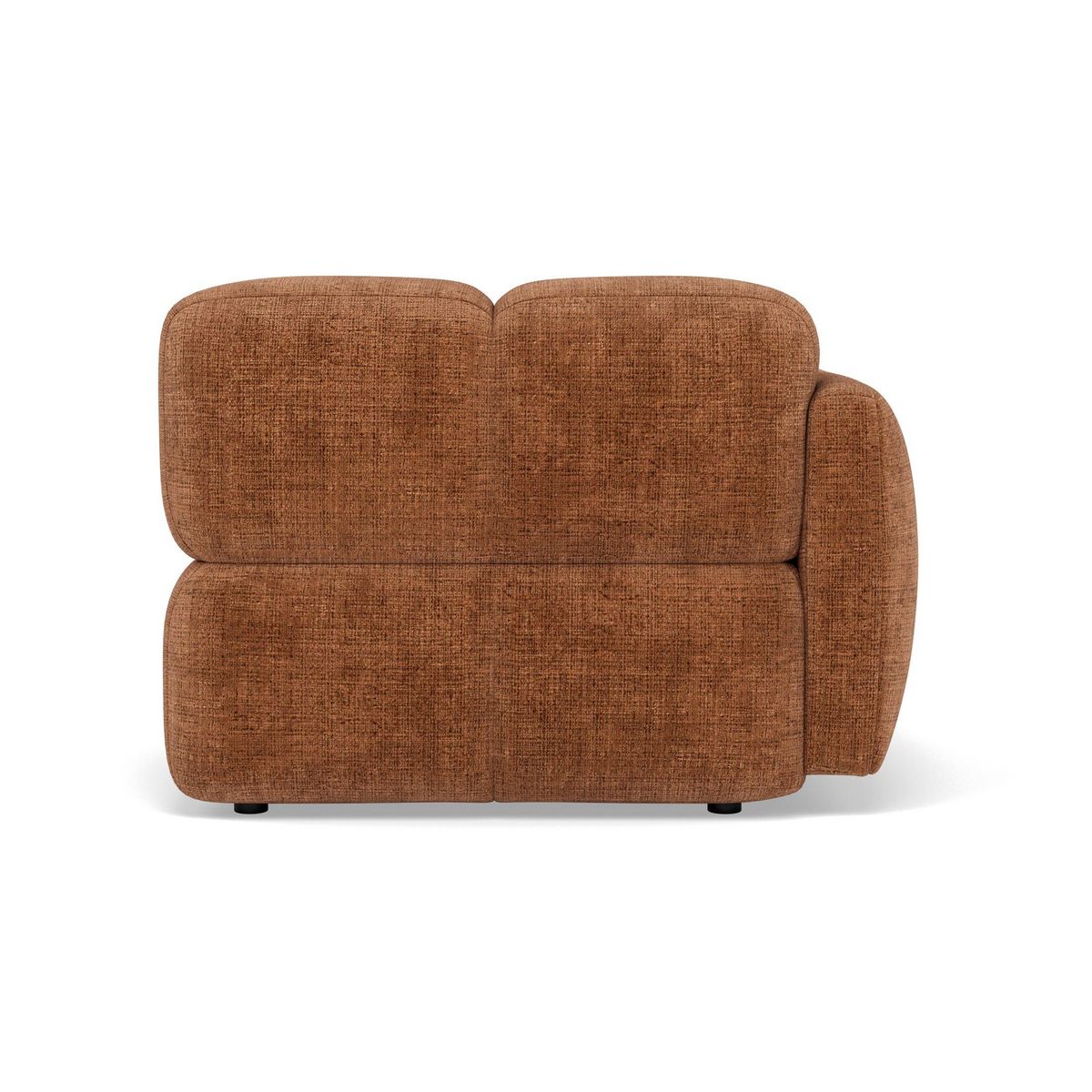 LISA DESIGN Grace - module d'assise gauche en velours texturé