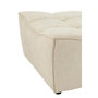 Voir la diapositive 5 : Paris Prix Pouf Matelassé  Grid  92cm Beige