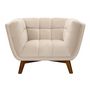 Voir la diapositive 1 : Rendez vous déco Fauteuil en velours vert foncé - Mona
