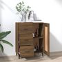 Voir la diapositive 3 : VIDAXL Buffet Chene marron 69,5x34x90 cm Bois d'ingenierie