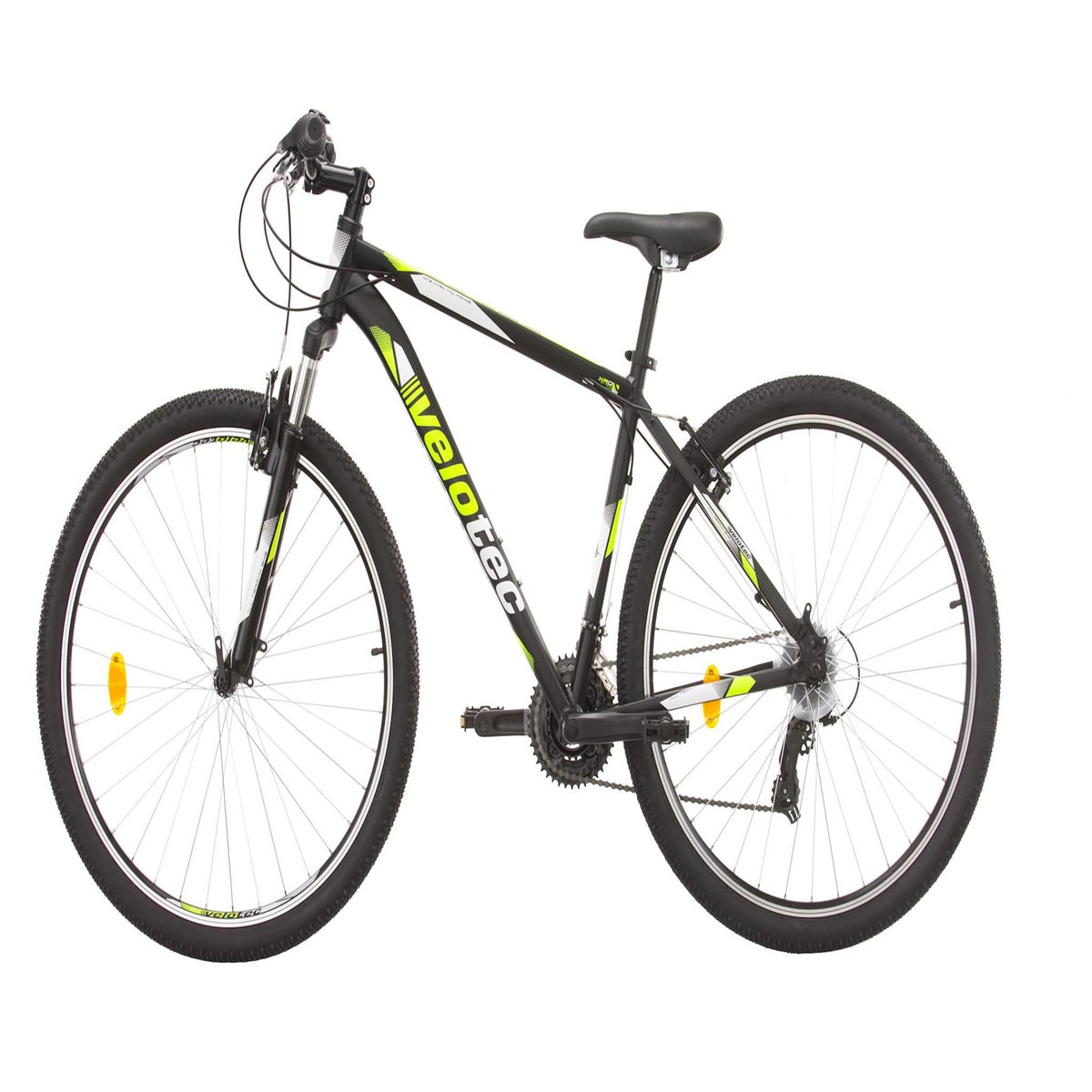 VTT 29'' Cadre Aluminium - Fourche Télescopique - 21 Vitesses avec équipement Shimano ( Dérailleurs, roue libre et poignées )