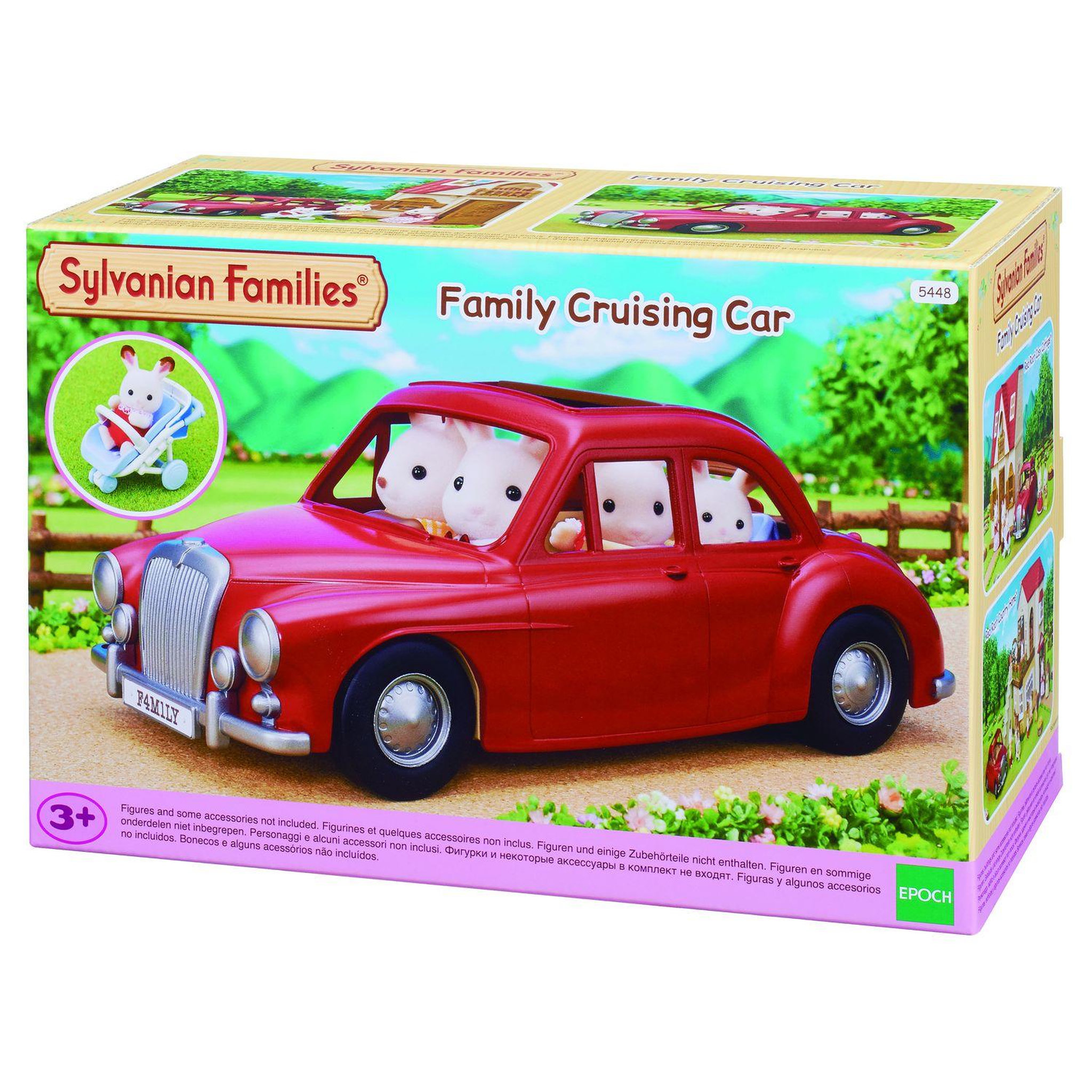 Voir la diapositive 2 : Epoch d'Enfance 5448 - La Voiture Rouge - Sylvanian Families