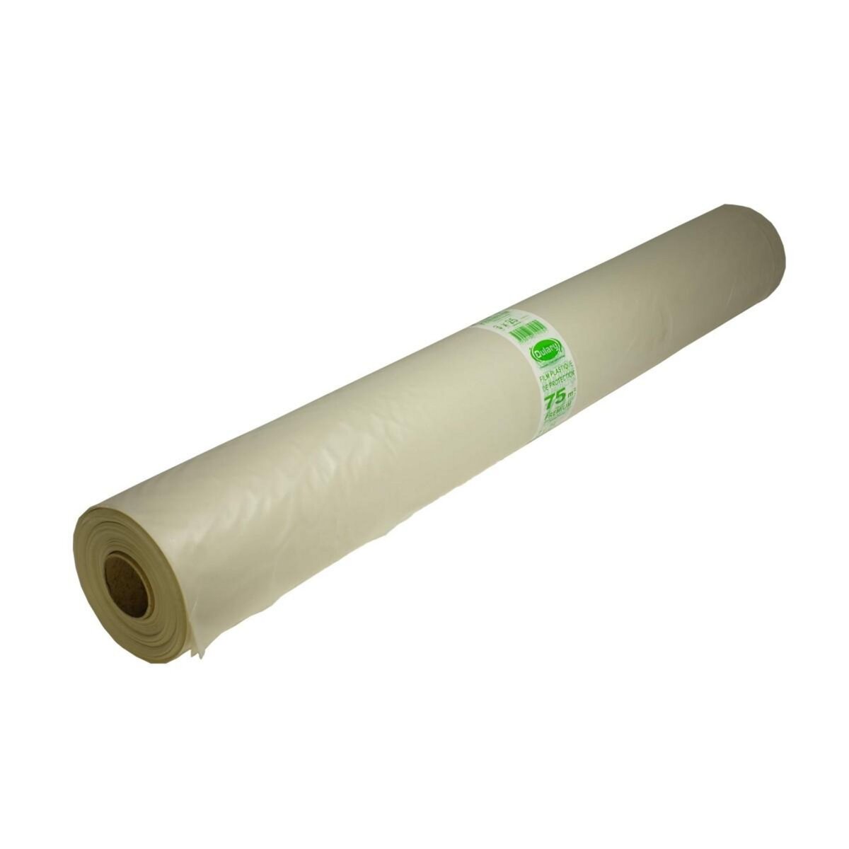 Tecplast Bache peinture 3x25m Protection sol 75 m23x25 m en Rouleau, Polyéthylène Translucide 80 Microns, Bâche Chantier Résistante
