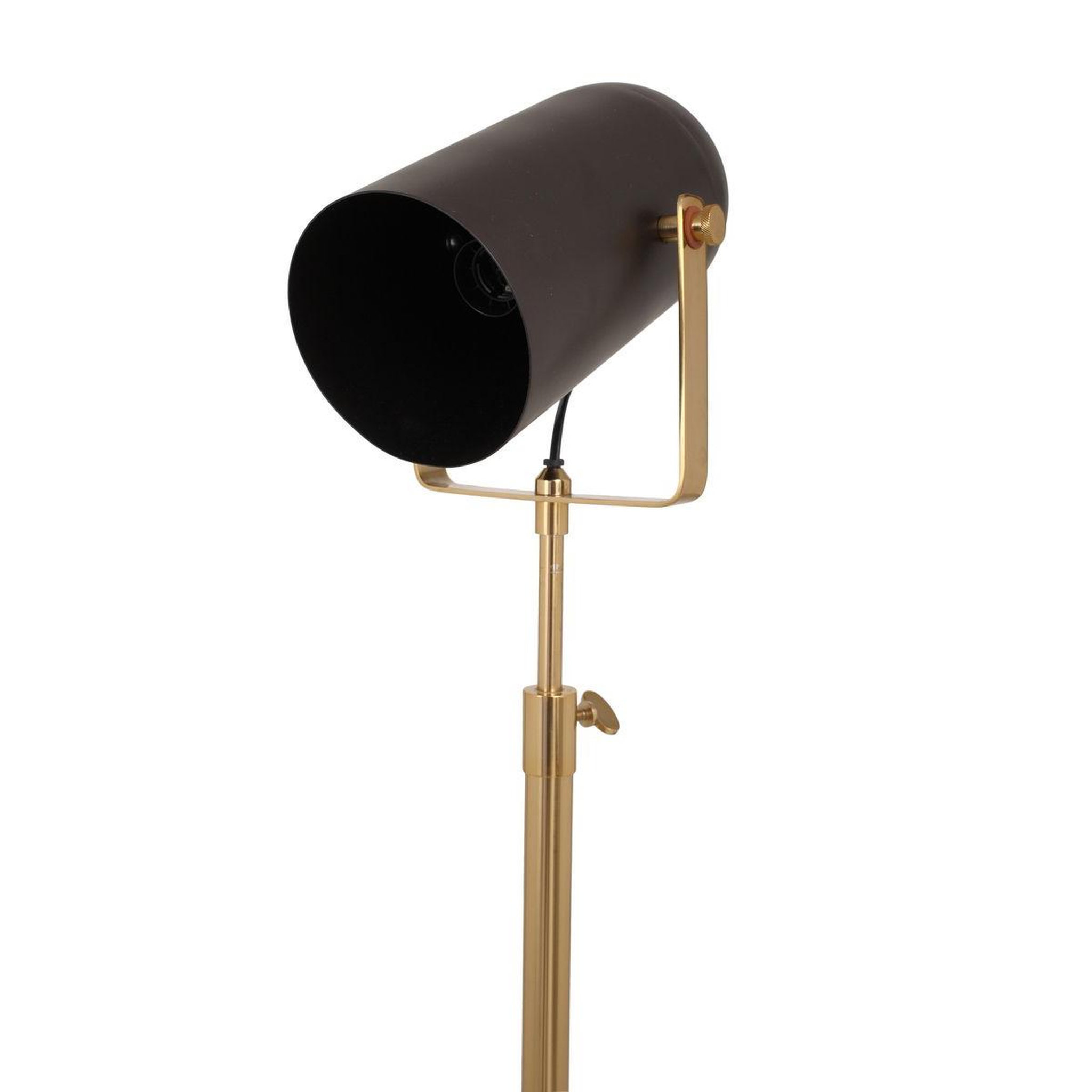 Voir la diapositive 2 : Paris Prix Lampadaire industriel  celeste  163cm noir & or