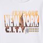 Voir la diapositive 2 : INEXTENSO T-shirt manches longues blanc garçon en coton 