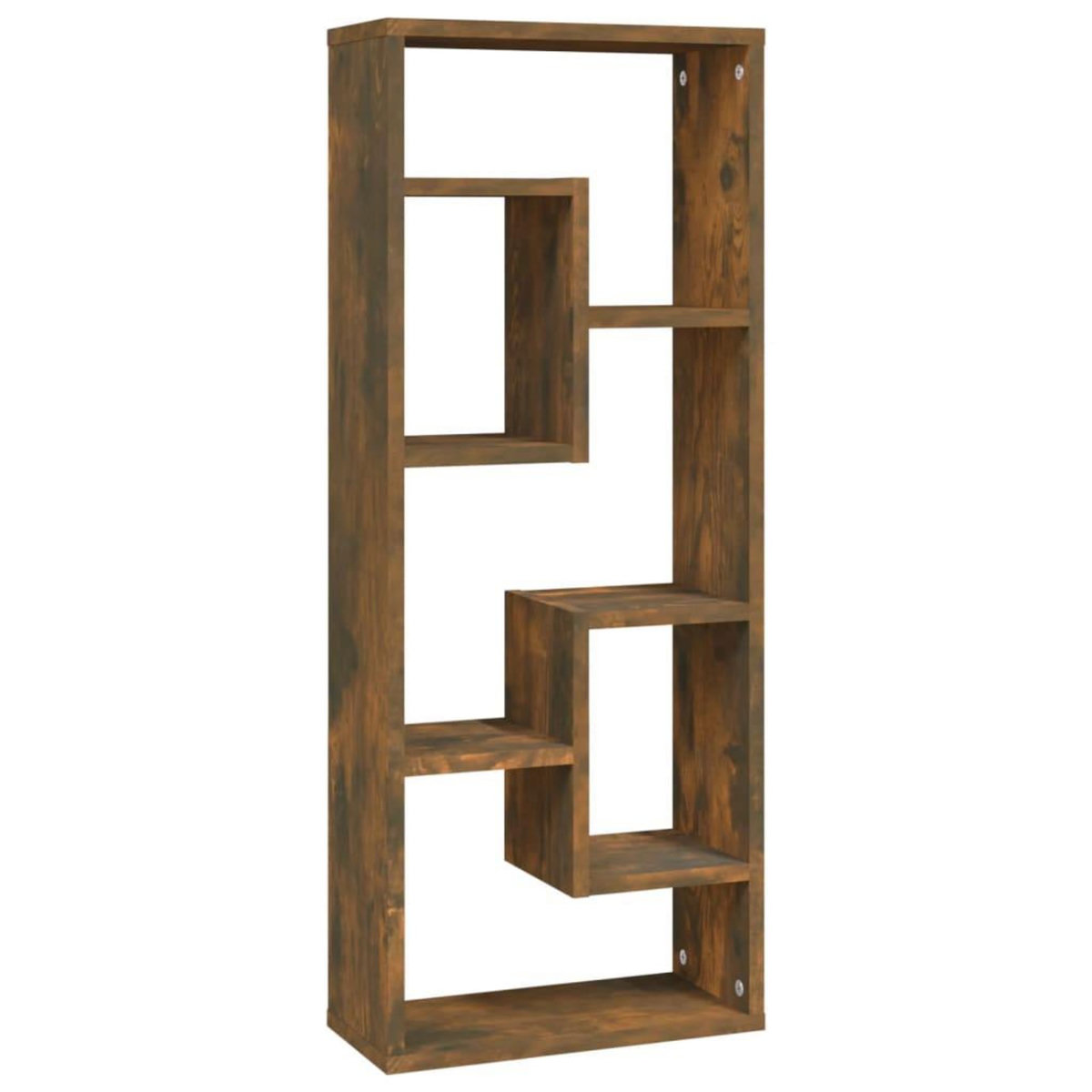 VIDAXL Etagere murale Chene fume 36x16x90 cm Bois d'ingenierie