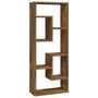 Voir la diapositive 2 : VIDAXL Etagere murale Chene fume 36x16x90 cm Bois d'ingenierie