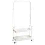 Paris Prix Portant à Vêtements Design  Alba  155cm Blanc
