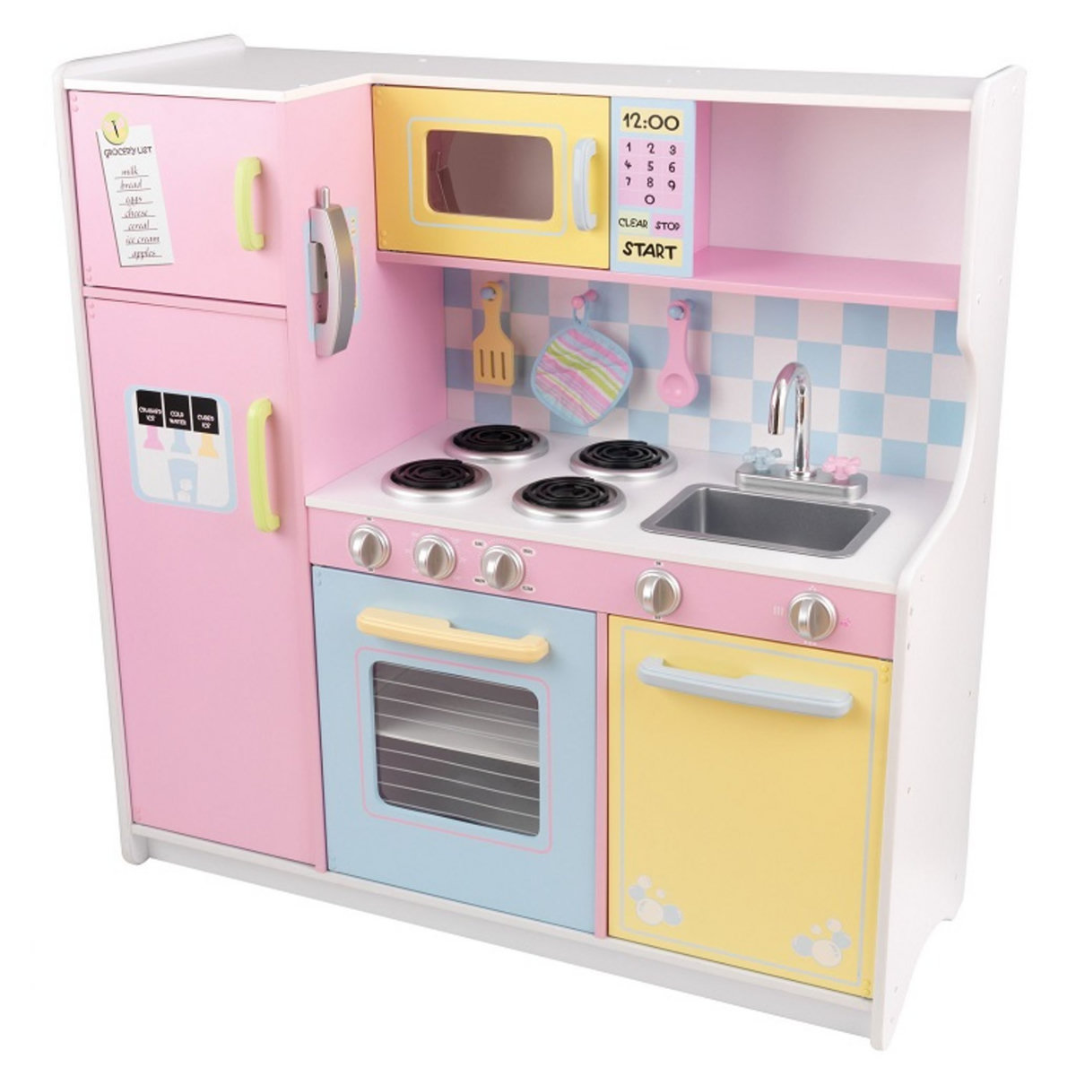 Kidkraft Grande Cuisine enfant pastel en bois