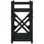 Voir la diapositive 5 : VIDAXL Support d imprimante 2 niveaux noir 40x20x40 cm